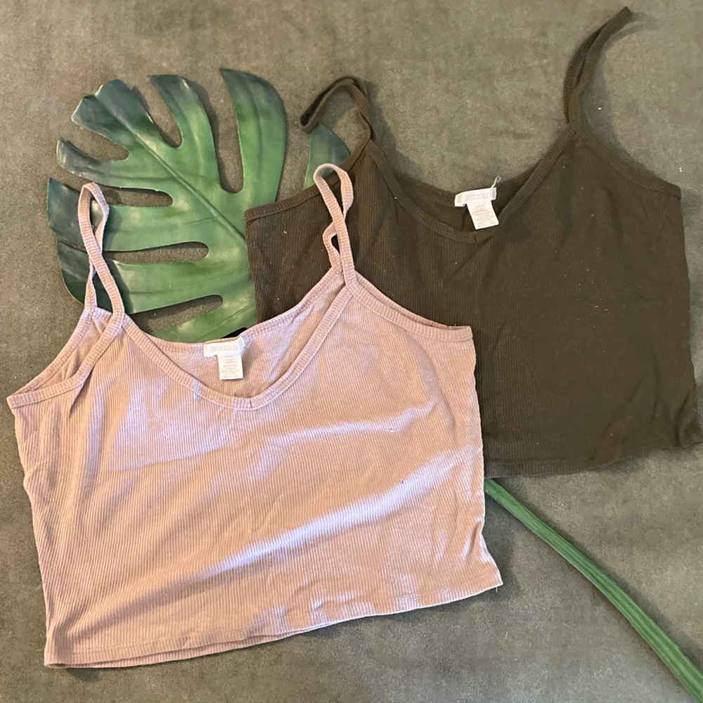 Two cropped camis!